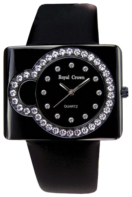 Royal Crown 3775BLK wrist watches for women - 1 photo, image, picture