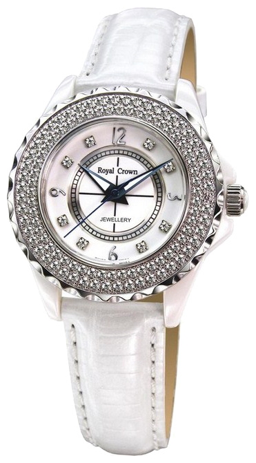 Royal Crown 3821L2WHT wrist watches for women - 1 photo, picture, image
