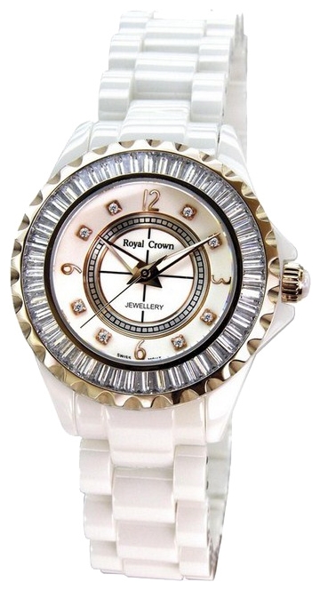 Royal Crown 3821L4WHT wrist watches for women - 1 photo, image, picture
