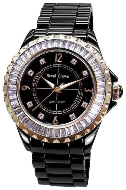 Royal Crown 3821M-4BLK wrist watches for women - 1 image, photo, picture
