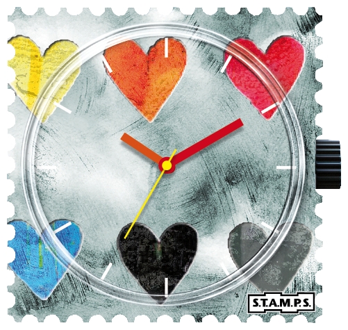 S.T.A.M.P.S. Collecting Hearts wrist watches for unisex - 1 photo, image, picture