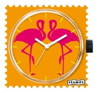 S.T.A.M.P.S. Flamingo wrist watches for unisex - 1 picture, image, photo