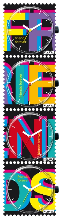 S.T.A.M.P.S. Friends Forever wrist watches for unisex - 1 photo, image, picture