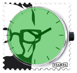 S.T.A.M.P.S. Green Glasses wrist watches for unisex - 1 picture, photo, image