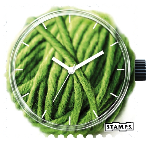 S.T.A.M.P.S. Green Twine wrist watches for unisex - 1 picture, photo, image