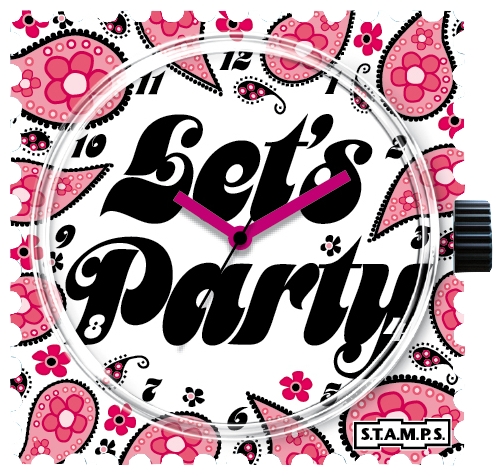 S.T.A.M.P.S. Lets party wrist watches for unisex - 1 photo, image, picture