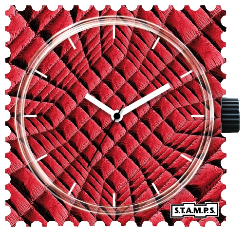S.T.A.M.P.S. Red Rubber wrist watches for unisex - 1 picture, image, photo