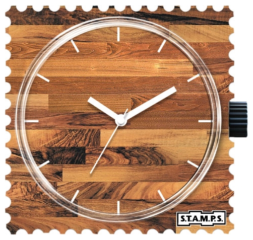 S.T.A.M.P.S. Wooden art wrist watches for unisex - 1 image, photo, picture