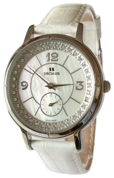 Seculus 1627.2.106 mop, white wrist watches for women - 1 picture, image, photo