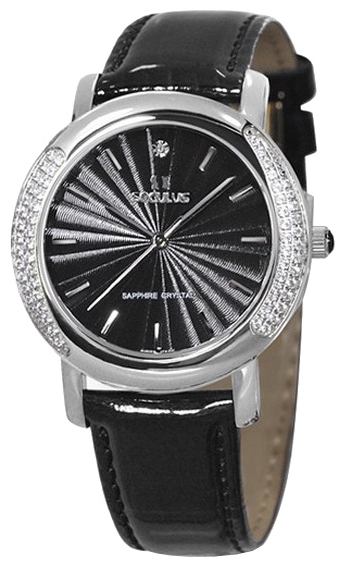 Seculus 1673.2.1063 black-cz wrist watches for women - 1 photo, image, picture