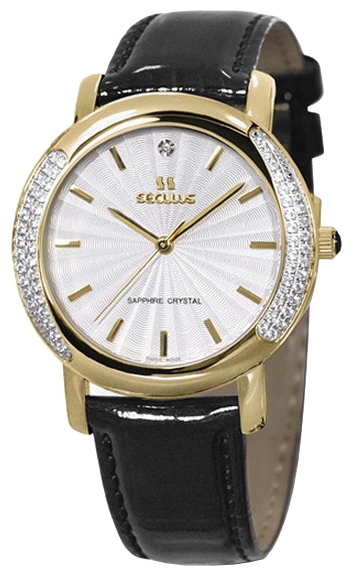 Seculus 1673.2.1063 white-cz wrist watches for women - 1 image, picture, photo