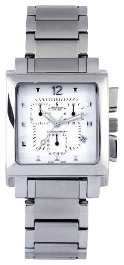 Seculus 4421.1.816 white, ss wrist watches for men - 1 photo, image, picture