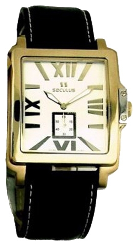 Seculus 4492.1.1069 stainless-gilt wrist watches for men - 1 image, photo, picture