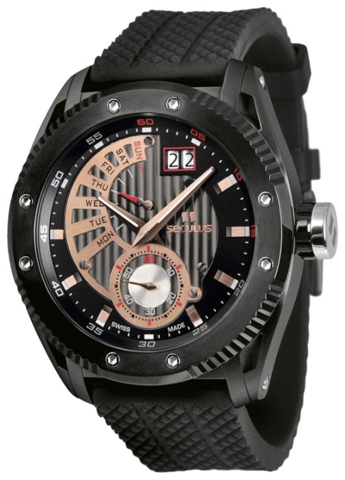 Seculus 9535.2.704P black, ipb wrist watches for men - 1 picture, photo, image