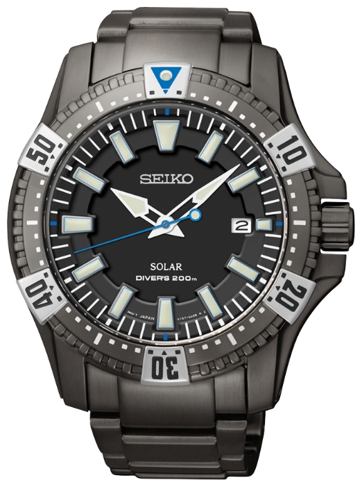 Seiko SNE281 wrist watches for men - 1 picture, image, photo