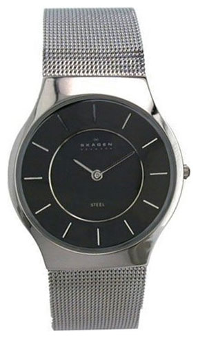 Skagen 233LSSB wrist watches for men - 1 photo, picture, image