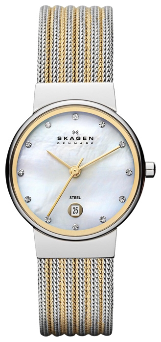 Skagen 355SSGS wrist watches for women - 1 picture, photo, image