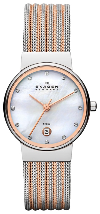Women's wrist watch Skagen 355SSRS - 1 picture, image, photo