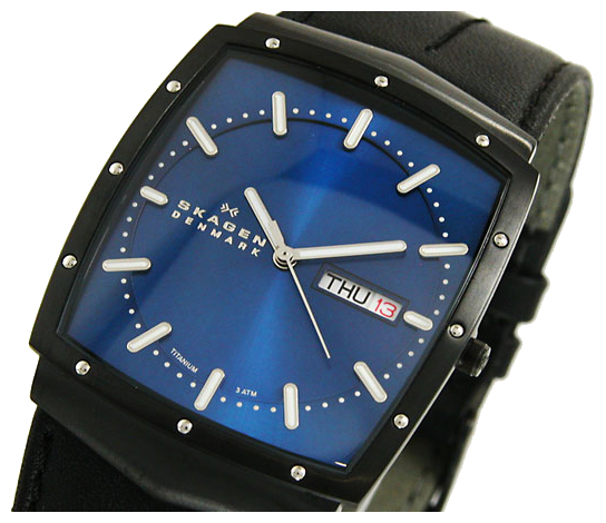 Skagen 396LTMLN wrist watches for men - 2 picture, image, photo