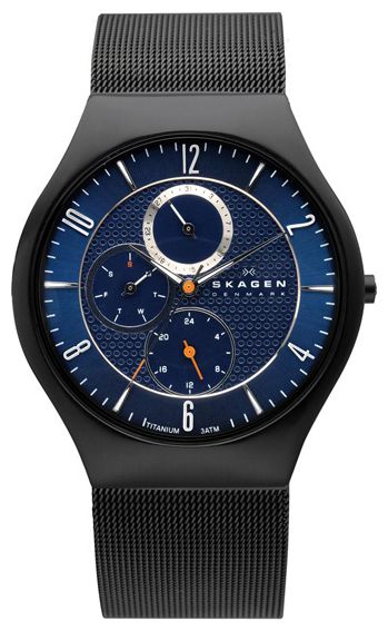 Skagen 806XLTBN wrist watches for men - 1 photo, picture, image
