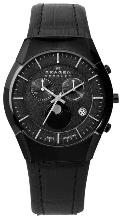 Skagen 901XLBLB wrist watches for men - 1 picture, image, photo