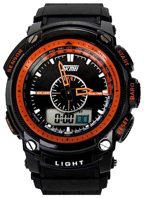 SKMEI 0910 (orange) wrist watches for men - 1 picture, photo, image
