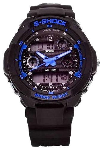 SKMEI 0931 (blue) wrist watches for men - 1 photo, picture, image