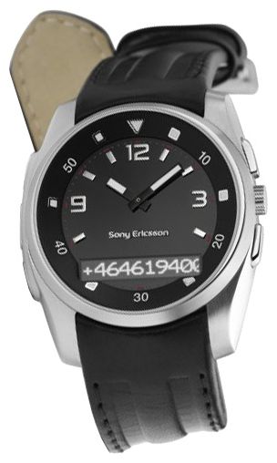 Sony Ericsson MBW-150 Classic Edition Black wrist watches for men - 1 image, photo, picture