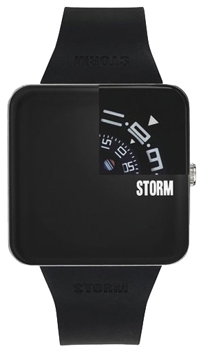 STORM Squarex black wrist watches for men - 1 image, picture, photo
