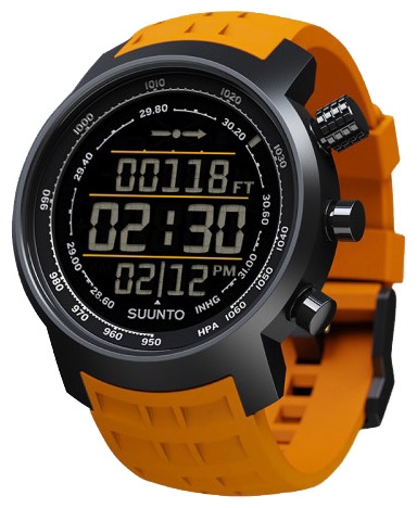 Suunto Elementum Terra Amber Rubber wrist watches for men - 2 photo, image, picture