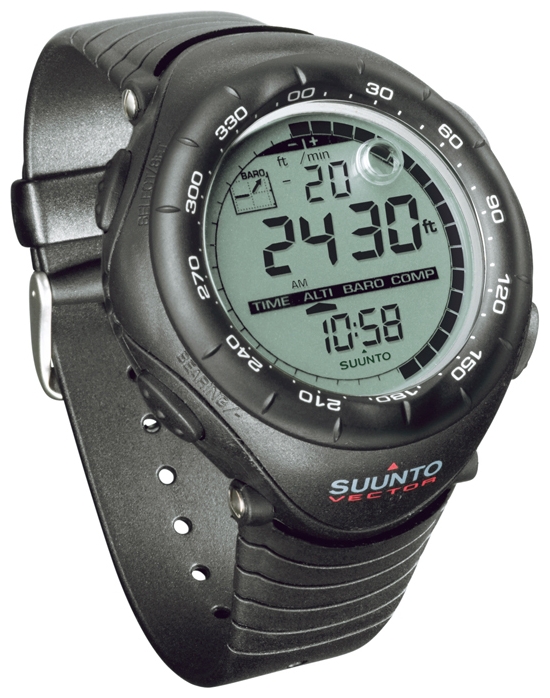 Suunto Vector Black wrist watches for men - 2 photo, image, picture