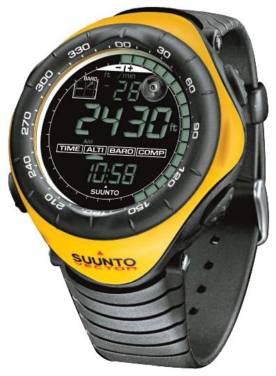 Suunto Vector Yellow wrist watches for men - 1 photo, image, picture