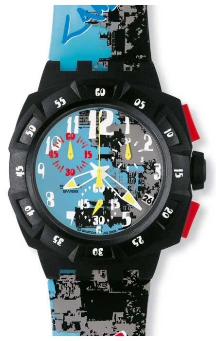 Swatch SUIB406 wrist watches for men - 1 photo, image, picture