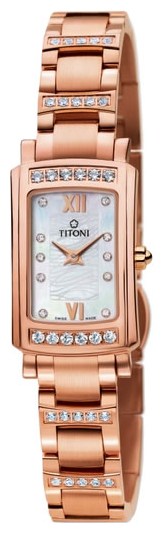 Titoni 42931RG-DB-B145 wrist watches for women - 1 photo, picture, image