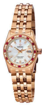 Titoni 728RG-DBR-309 wrist watches for women - 1 picture, photo, image