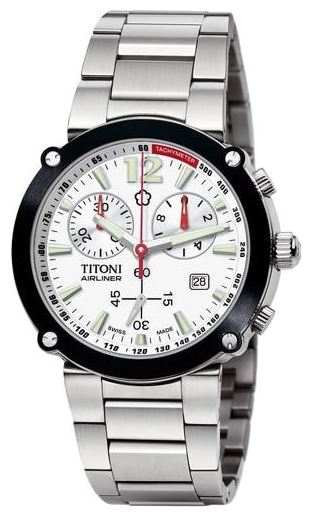 Titoni 94935SBK-305 wrist watches for men - 1 photo, image, picture