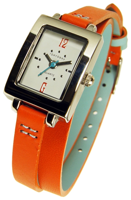TOKYObay Neo Orange/Light Blue wrist watches for women - 1 picture, image, photo