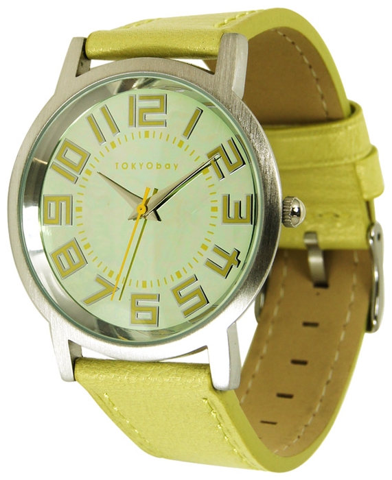 TOKYObay Pearl Track Large Yellow wrist watches for unisex - 1 photo, image, picture