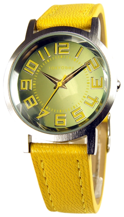 TOKYObay Pearl Track Small Yellow wrist watches for unisex - 1 image, photo, picture