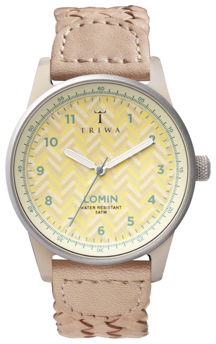 TRIWA Beige Chevron Lomin wrist watches for unisex - 1 photo, picture, image