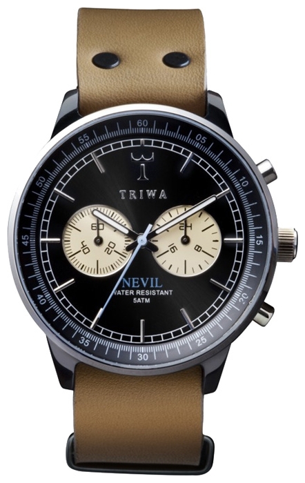 TRIWA Nevil Raven Tan wrist watches for unisex - 1 picture, image, photo