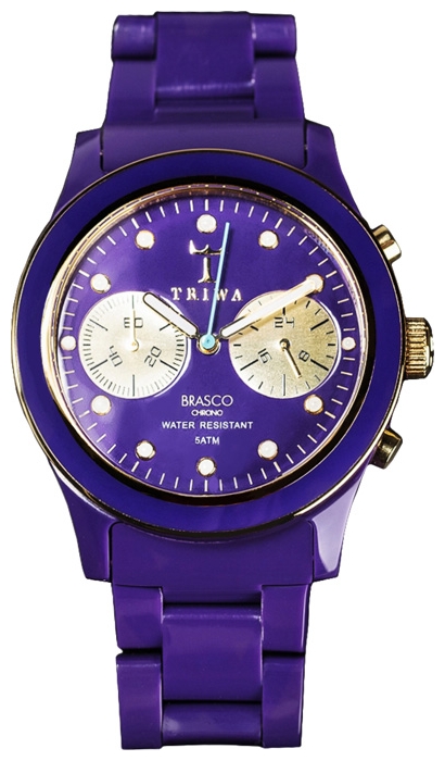 TRIWA Purple Rain Brasco Chrono wrist watches for unisex - 1 picture, photo, image