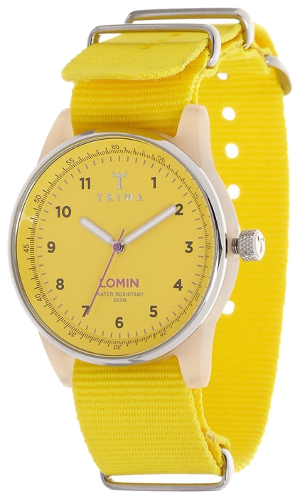 TRIWA Yellow Lomin wrist watches for unisex - 1 picture, image, photo