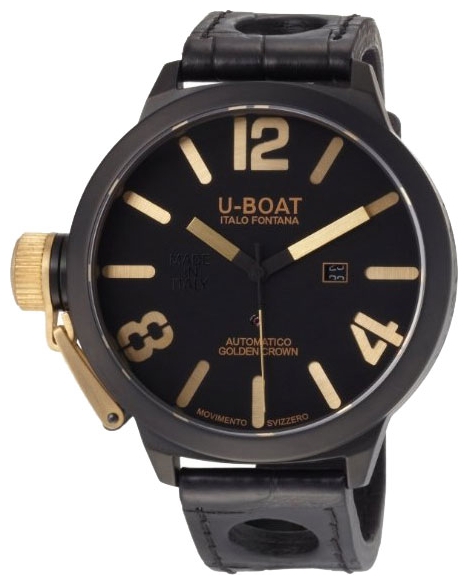 U-BOAT 18 K gold GOLDEN CROWN wrist watches for men - 1 photo, image, picture