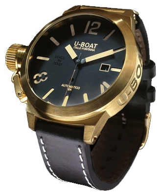 U-BOAT CLASSICO GOLD 45 A 18K / 18K Y wrist watches for men - 2 picture, photo, image