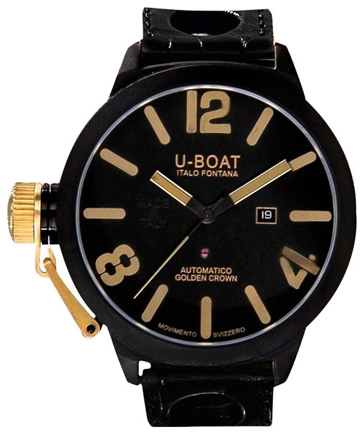 U-BOAT CLASSICO GOLDEN CROWN 45 AB 18K Y 1 wrist watches for men - 1 picture, image, photo