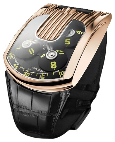 URWERK UR-103 Red Gold wrist watches for men - 1 picture, image, photo