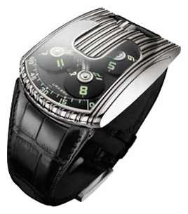 URWERK UR-103 White Gold wrist watches for men - 1 picture, image, photo
