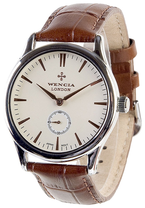 Wencia W002 Beige wrist watches for men - 1 picture, image, photo