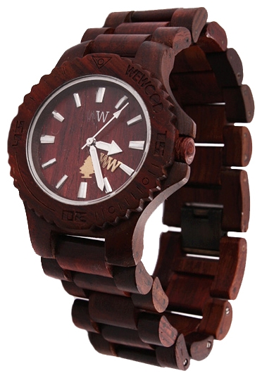 Wewood Date Dark Brown wrist watches for unisex - 2 image, photo, picture